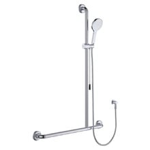Luciana Care Right-Hand Inverted T Rail Shower
